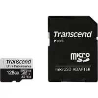 Transcend microSDXC 340S, 128 GB, MicroSDXC, Klasse 10, UHS-I, 160 MB/s, 125 MB/s