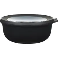 Mepal Multischüssel Cirqula - Mikrowellengeschirr - Multikom 750 ml - Nordic black - Meal prep box - Frischhaltedosen mit Deckel