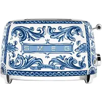 Smeg Dolce e Gabbana 2-Scheiben-Toaster Blau
