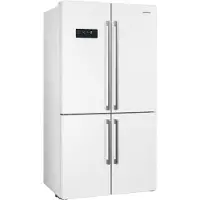 Smeg FQ60BDE Side-by-Side Kühlkombination Freistehend 572 l E Weiß