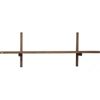 Andersen - A-Light Shelf 90 x 21 x H 35 cm, Esche geräuchert