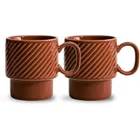 Sagaform 2er-Set: Kaffeetassen ''Coffee & More'' in Orange - 300 ml - onesize