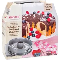 Städter Springform ø 26 cm / H 7 cm Silber mit Flach- und