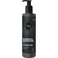 Organic Men Blackwood Champu y Gel De Baño 2in1 0,28 l