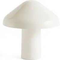 HAY Pao Portable Tischleuchte Cream White - , Pao Portable, dimmbar, Weiß, für Wohnzimmer, Kunststoff, Design
