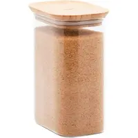 Pebbly Vorratsglas in Transparent/ Hellbraun - 1,2 l - onesize