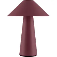 Globen Lighting Cannes Portable Tischleuchte IP44 Burgundy - , Cannes, dimmbar, Rot, für Terrasse, Kunststoff, Design