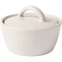 Broste Copenhagen - Nordic Vanilla Schale mit Deckel, Ø 8 cm x H 6 cm, weiß