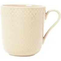 Lyngby Porcelæn - Rhombe Earth Becher mit Henkel - 39 cl - Marmor