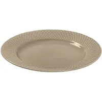 Lyngby Porcelæn - Rhombe Earth Frühstücksteller - Ø23 cm - Ton