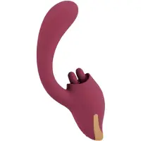 Javida - Zungen 2in1 Vibrator (rot)