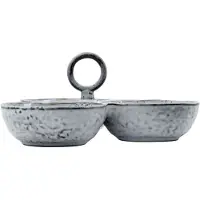 House Doctor Serving bowls, HDRustic, Grau/Blau