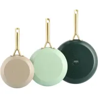 Greenpan Shades Bratfpannenset 3-tlg. 20+24+28cm Natural