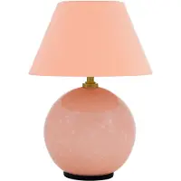 Globen Lighting Iris 16 Portable Tischleuchte Blush - , IRIS, dimmbar, Pink / Rosé, für Wohnzimmer, Glas, Vintage