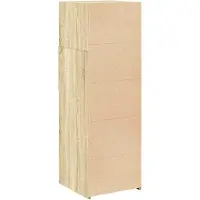 vidaXL Highboard Sonoma-Eiche 40x42,5x124 cm Holzwerkstoff
