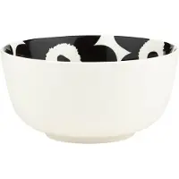 Marimekko - Oiva Unikko Schale, 900 ml, schwarz / weiß