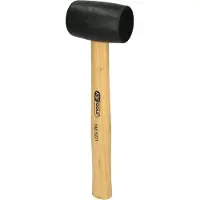 Ks Tools 140.5221, Schläger, Gummi, Holz, 30 cm, 340 g, 300 g