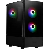 Gamdias Talos E3 Schwarz RGB Gaming-Gehäuse – Gaming-PC-Gehäuse – Computergehäuse – aRGB-LED-Beleuchtung