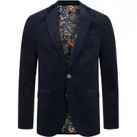 JEFF Sakko Herren Regular Fit Baumwolle blau, 50 787572-0001-00500