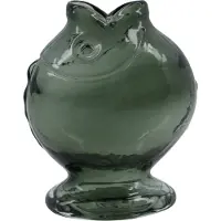 House Doctor - Fish Fischvase - H17,5 cm - Geräuchertes Grau