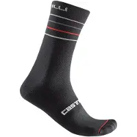 Castelli Klassische Fahrradsocken - ENDURANCE 15 - Schwarz S-M