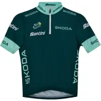 Santini Kurzarm Fahrradtrikot - TOUR DE FRANCE 2023 - Grün 13Y