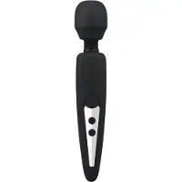 Mrow - Akku, wasserdichter Massagestab (schwarz)