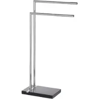 Wenko Stand Handtuch Ständer NOBLE Halter Badetuch Kleider Stangen Bad Gäste WC