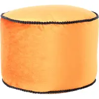 Hearthome & Living | Hocker Taj Mahal Kupferfarben Polyester 47x32x47 cm | NADUVI