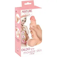 Nature Skin - Dildo mit Haut - 19 cm (natur)