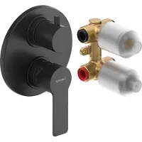 Duravit DC5210008046 D-Code Einhebel-Wannenmischer UP Set