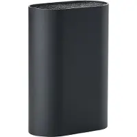 Zone 330468, Flex-Stangen Messerblock, Polypropylen (PP), Thermoplastischer Gummi (TPR), Schwarz, Zylinder, 17 mm, 90 mm