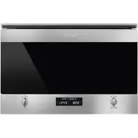 Smeg Mp322x1 1250w Eingebauter Mikrowellenherd Mit Grill
