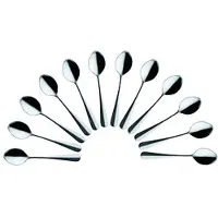 Solex 12er Pack Kaffee-/Teelöffel »Baguette« silber