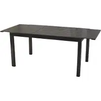 Merxx Ausziehtisch 150 (200) x 90 cm, Tischplatte aus Aluminium
