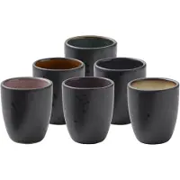 Bitz Espressotassen Set 6 teilig 10 ml schwarz