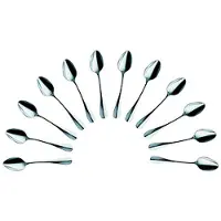 Solex 12er Pack Dessertlöffel »Baguette« silber
