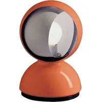 Artemide Eclisse Tischleuchte Orange - , Orange, für Wohnzimmer, Metall