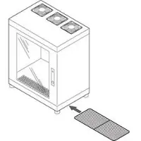 Schroff Ersatzfiltermatte - ERSATZ FILTER 500/600 (3ST)