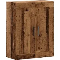 vidaXL Wandschrank Altholz-Optik 69,5x34x90 cm Holzwerkstoff