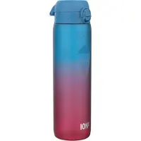 Ion8 One-Touch-Flasche 1000 ml rosa blau Motivator Wasserflasche