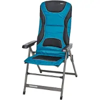 Trigano - Komfortabler Campingstuhl - Fauteuil Matelassé Electra - Blau