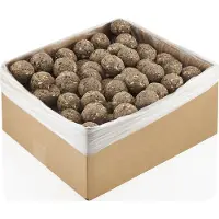 Dobar Große Gourmet-Meisenknödel ohne Netz, 100 Futterknödel mit je 80 Gramm für die Ganzjahresfütterung