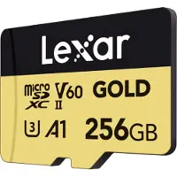 Lexar microSDXC Gold Series UHS-II 256GB V60 Karte