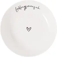 Villeroy & Boch Schale "Schale Lieblingsmensch Statement ø 18,7 cm weiß", weiß, L:18,7cm, Schüsseln, Schale