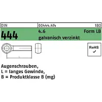 F. REYHER Nchfg. GmbH & Co. KG Augenschraube DIN 444 Form LB LBM 12 x 120 4.6 galvanisch verzinkt