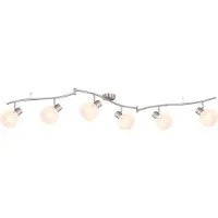 Globo Lighting Strahler Metall Nickel matt, 6x E27