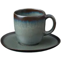 Like. by Villeroy & Boch Lave Kaffeetasse mit Untertasse
