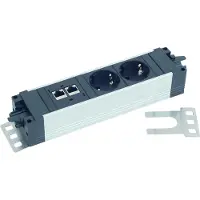 Bachmann Halteblech Edelstahl gerade 940.097 2 Stk