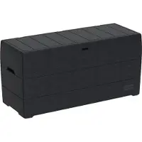 Duramax VCM Durabox Kunststoff Garten Aufbewahrungsbox Sitzbank Kissenbox 270 l, 117 x 45 x 56 cm